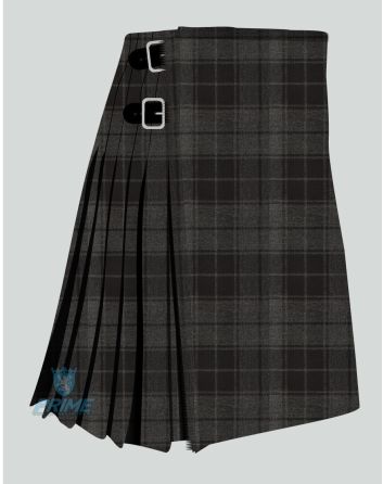 Grey Highlander Tartan Kilt