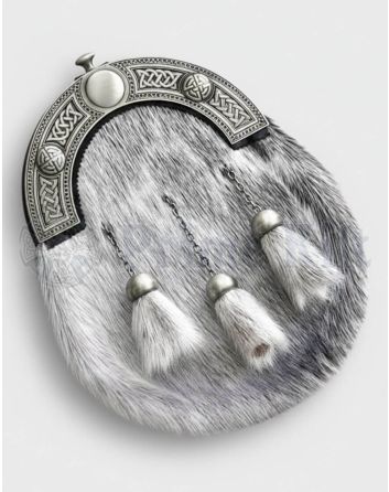 Grey Seal Skin Sporran