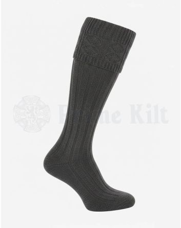grey kilt socks