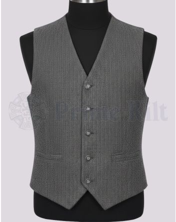 Grey Tweed Kilt Jacket