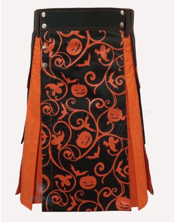 Elegant Halloween Hybrid Utility Kilt