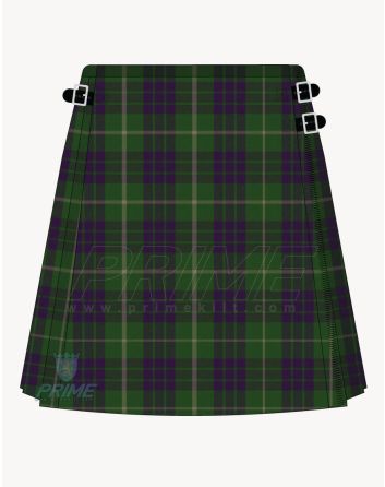 Hamilton Green Tartan Kilt For Women