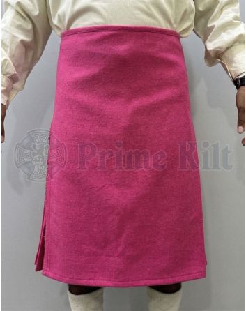Hot Pink Wool Kilt
