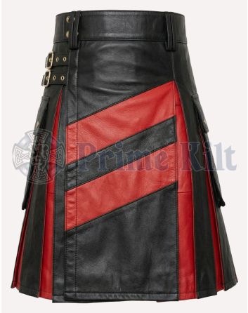 Hybrid Leather Kilt