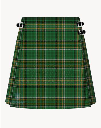 Ireland National Tartan Kilt For Women