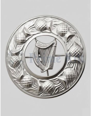 Irish Harp Brooch