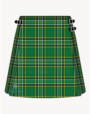 Irish National Tartan Kilt for Women