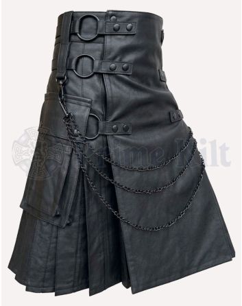 Leather Kilt for Men