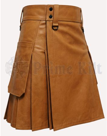 Leather Work Kilt