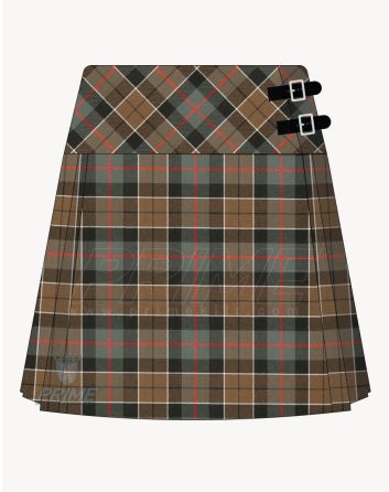 Leslie Green Weathered Tartan Kilt for Women