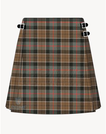 Leslie Green Weathered Tartan Kilt for Women
