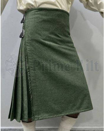 Lovat Green Wool Kilt