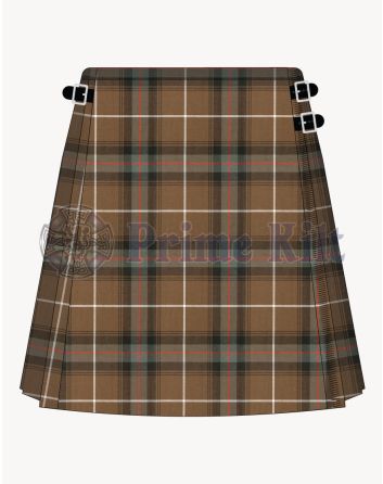 Macdonald Of The Isle Weathered Tartan Kilt For Women