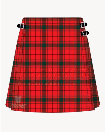 MacDonald of the Isles Red Modern Tartan Kilt for Women