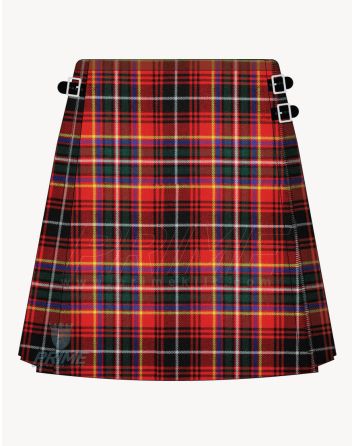 Macinnes Red Tartan Kilt For Women