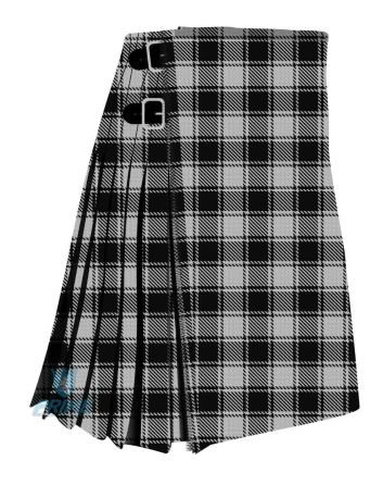 MacPhee Black And White Tartan Kilt