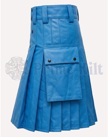 Male Leather Kilt