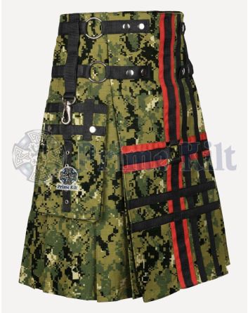Mens Camo Kilt