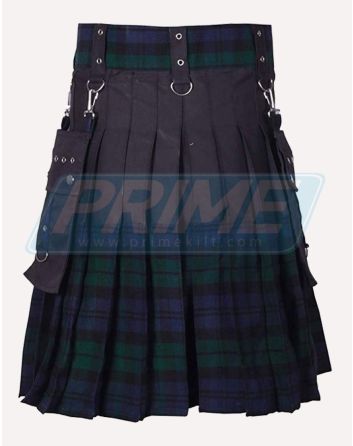 Mens Fashionable Tartan Hybrid Kilt
