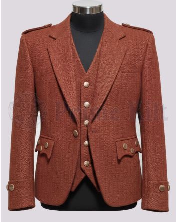 Mens Tweed Kilt Jacket
