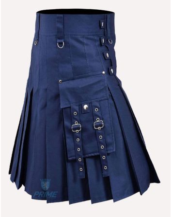 Navy Blue Utility Kilt