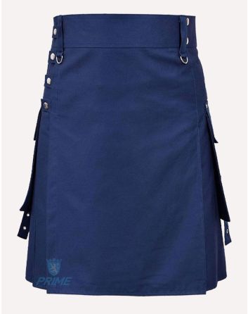 Navy Blue Utility Kilt