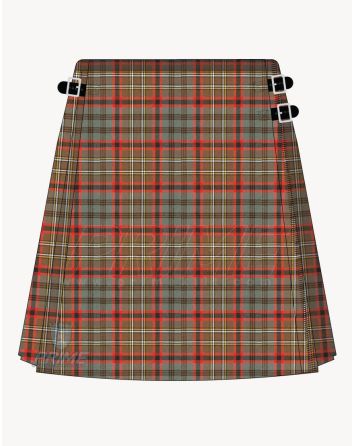 Nicolson Hunting Weathered Tartan Kilt for Women