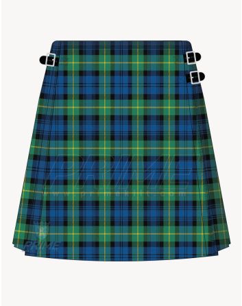 Old Gordon Ancient Tartan Kilt For Women