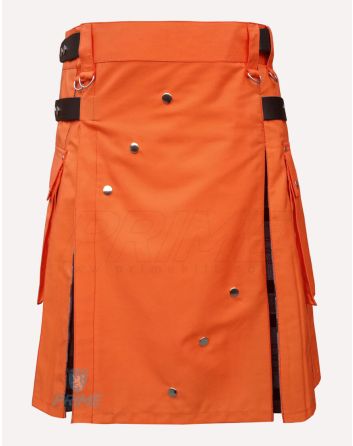 Orange Deluxe Utility Hybrid Kilt