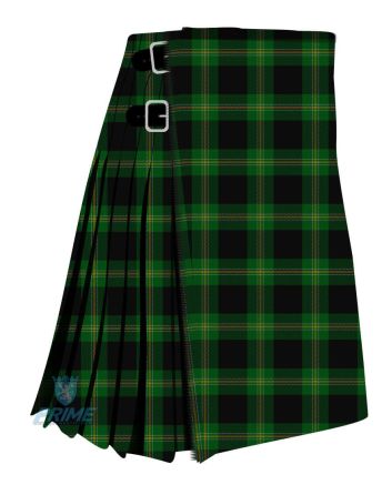 Perry Hunting Green Tartan Kilt