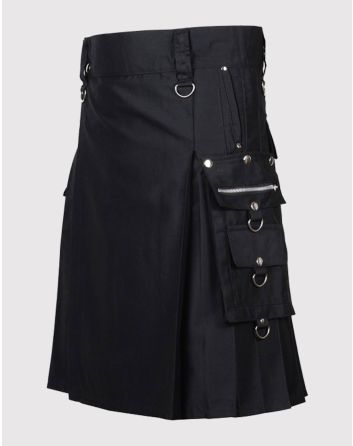 Punk Rock Utility Kilt For Men