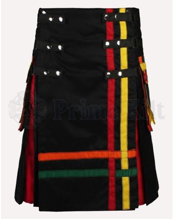 rainbow utility kilt