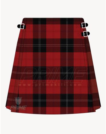 Ramsay Red Tartan Kilt For Women