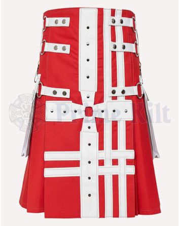 Red and White Kilt