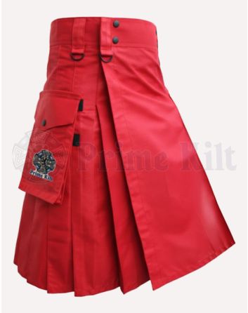 Red Utility Kilt