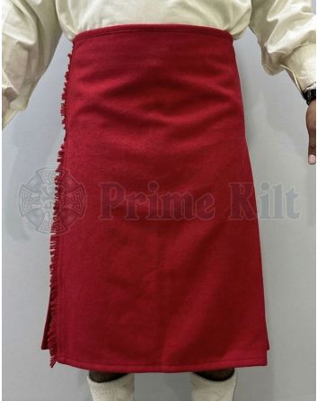 Red Wool Kilt