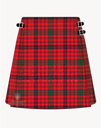 Ross Red Tartan Kilt For Women