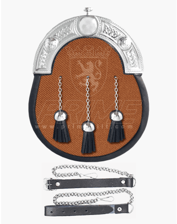 Saffron Tartan Sporran