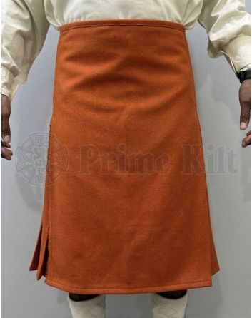 Saffron Wool Kilt