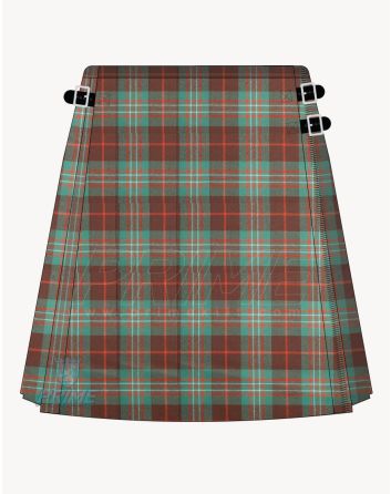 Scott Brown Tartan Kilt For Women