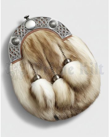 Scottish Rabbit Fur Sporran