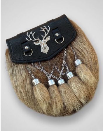 Semi Dress Sporran Stag Badger
