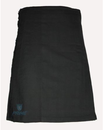 Solid Black Kilt