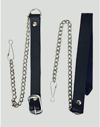 Leather Patent Cantle Horsehair Sporran