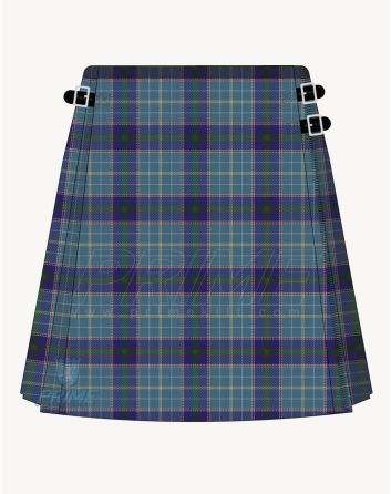 Texas Bluebonnet Tartan Kilt For Women