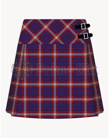 U.S Coast Guard Tartan Kilt For Women
