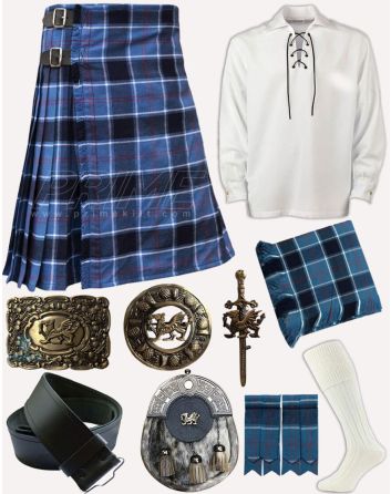 Us Navy Tartan Kilt Set