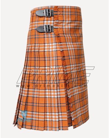 Tennessee Volunteer Orange Tartan Kilt