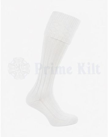 white kilt socks