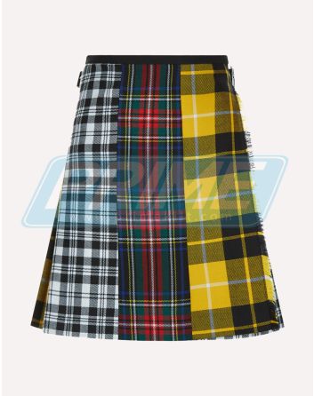 Womens Multiple Tartan Kilt 
